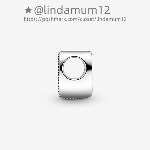 Pandora Forever & Always Splittable Dangle Charm - Picture 2 of 6